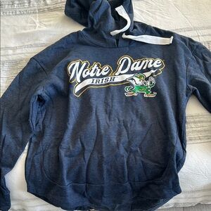 NWT Notre Dame Irish Navy Hoodie